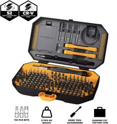 JAKEMY JM-8183 Precision Screwdriver Kit with Opening Tools and Pliers (145 in 1)