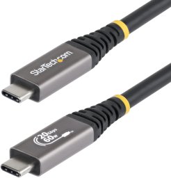 StarTech CC3M20GUSB4CX kabel USB USB4 Gen 2x2 3 m USB C Czarny