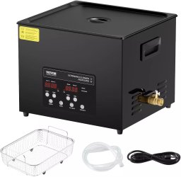 Myjka ultradźwiękowa 15L 360W 40kHz z grzałką i timerem do biżuterii