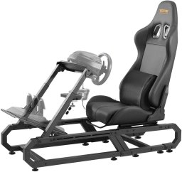 Stojak do kierownicy wyścigowej regulowany stalowy symulator racing