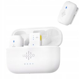 Mikrofon Luucco MiniPods K2 USB-C biały 2 szt. + etui (SB11227)