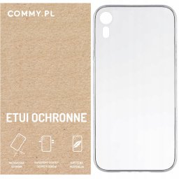 Przezroczyste etui COMMY Slim 2 mm - styl i ochrona dla iPhone XR