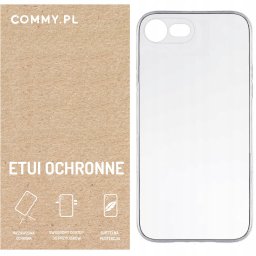 Przezroczyste etui COMMY Slim 2 mm styl i ochrona iPhone SE 4 2024 / 16E