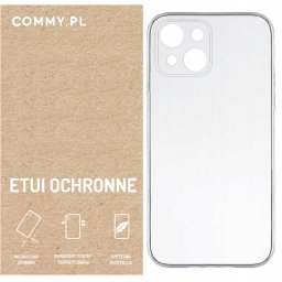 Przezroczyste etui COMMY Slim 2 mm - styl i ochrona dla iPhone 14 Plus