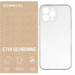 Przezroczyste etui COMMY Slim 2 mm - styl i ochrona dla iPhone 11 Pro Max