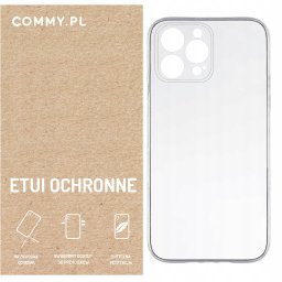 Przezroczyste etui COMMY Slim 2 mm - styl i ochrona dla iPhone 12 Pro Max