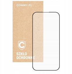 Szkło hartowane 5D COMMY do iPhone 13 Pro Max / 14 Plus czarna ramka