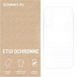 Przezroczyste etui COMMY Slim 2 mm styl i ochrona dla Samsung Galaxy S21 FE