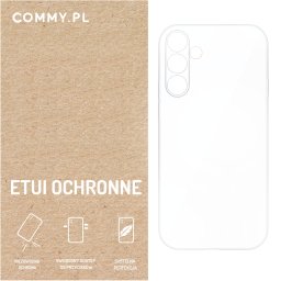 Przezroczyste etui COMMY Slim 2 mm - styl i ochrona dla Samsung A15 4G/5G