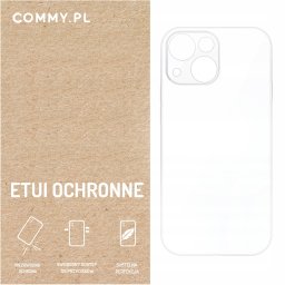 Przezroczyste etui COMMY Slim 2 mm - styl i ochrona dla iPhone 13 Mini