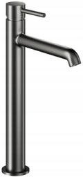 Bateria umywalkowa KFA 5032-632-61 / KFA / MOZA / BATERIA MINI UMYWALKOWA STOJĄCA NABLATOWA, GUN METAL GREY + CLICK CLACK