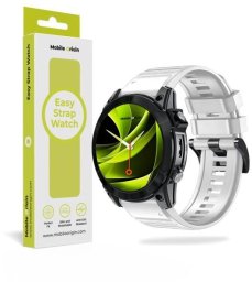 Mobile Origin Easy Strap Silicone Watch 22mm White