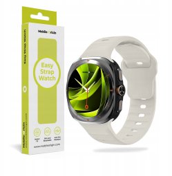 Mobile Origin Easy Strap Silicone Galaxy Watch Ultra 47mm Starlight
