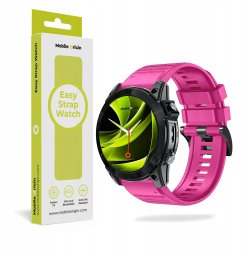 Mobile Origin Mobile Origin Easy Strap Silicone Watch 20mm Pink