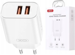 XO ładowarka sieciowa CE34 2x USB 2,4A biała