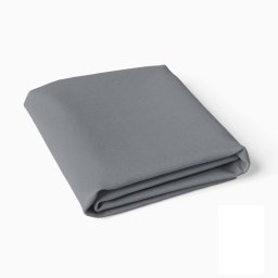 Prześcieradło bawełna nieprzemakalne 120x60 ciemny szary