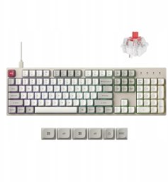 Klawiatura Keychron C2P 8K RGB Wireless Red
