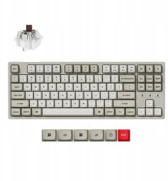 Klawiatura Keychron C1P 8K RGB Wireless Brown