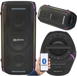 PLATINET SPEAKER PARTY 70W WITH MICROPHONE LED [46251]