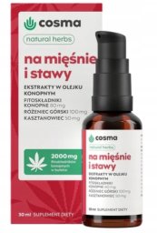 NOW Foods COSMA_Natural* Herbs Na Mięśnie i Stawy suplement diety 30ml