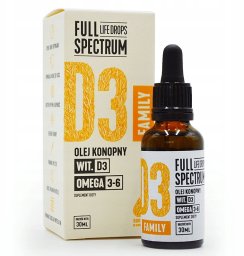 BigRelaksik FULL SPECTRUM_Witamina D3 Family suplement diety 30ml