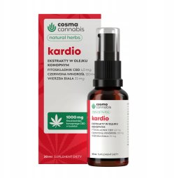 Cosma Cannabis COSMA_Natural* Herbs Kardio olejek CBD wspierający układ sercowo-naczyniowy 30ml