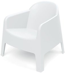 Fotel ogrodowy z podłokietnikami FMIK777 Milane - white