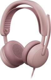 Słuchawki Logitech Logitech 981-001616 słuchawki/zestaw słuchawkowy Przewodowa Opaska na głowę Połączenia/muzyka USB Type-C / USB Type-A Różowy