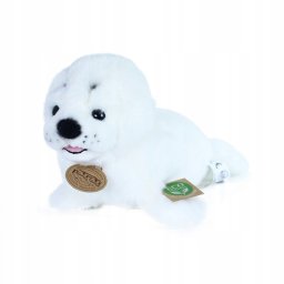 Rappa Pluszowa realistyczna maskotka Foka biała 25 cm