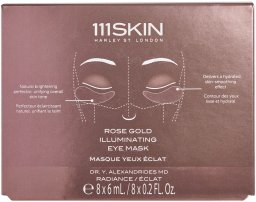111SKIN_Rose Gold Illuminating Eye Masks maska pod oczy 8x6ml