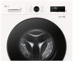 LG F4X1009NWB Skalbimo mašina, A, Front loading, Skalbimo talpa 9kg, Gylis 55 cm, 1400 RPM, Baltas