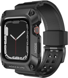 Uniq NILLKIN ETUI DYNAGUARD WRISTBAND APPLE WATCH 44mm/4/5/6, BLACK / CZARNY