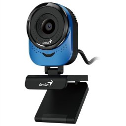 Genius Webcam FaceCam 1000X kamera web, niebieska HD 720P
