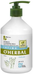 O'Herbal Płyn do higieny intymnej z ekstraktem siemienia lnianego 500ml