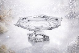 Patera kryształowa 33 cm Flamenco Ice
