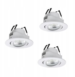 EGLO SALICETO-Z INDBYG. zestaw Ø88 RGB/CCT 3X490