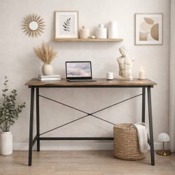 Biurko Gotel C5B1 Brązowe 100 cm x 46 cm