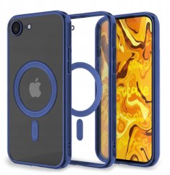 Etui Do Apple iPhone 16e (Do Magsafe, Granatowe, Metal, Case, Ochronne)