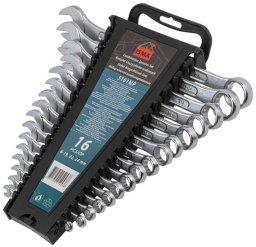 KLUCZE PŁASKO-OCZKOWE 6-24 mm 16 EL