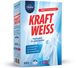Deluxe Enzo Kraft biały Proszek do prania białego i firan 660g