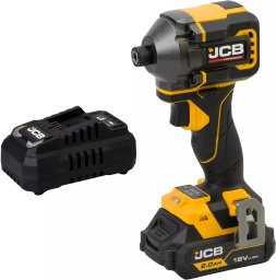 JCB Professional 18V Zakrętarka Udarowa 230Nm Ładowarka 4.5A Akumulator 2Ah