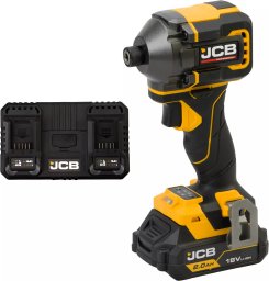 JCB Professional 18V Zakrętarka Udarowa 230Nm Dual Charger 4.5A Bateria 2Ah
