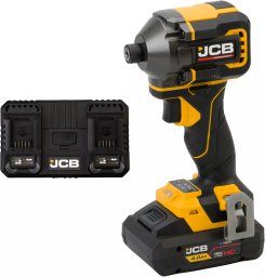 JCB Professional 18V Zakrętarka Udarowa 230Nm Dual Charger 4.5A Bateria 4Ah