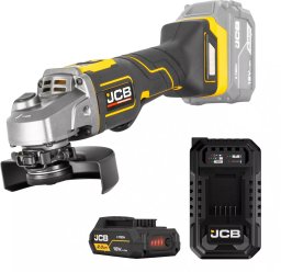 JCB Professional 18V Szlifierka Kątowa 125Mm Ładowarka 4.5A Akumulator 2Ah