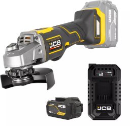 JCB Professional 18V Szlifierka Kątowa 125Mm Ładowarka 4.5A Akumulator 5Ah