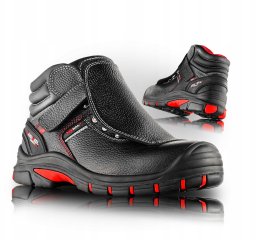 Trzewiki ochronne VM FOOTWEAR Bolton 5080-S3L, rozm. 41, czarno-czerwone