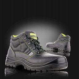 Trzewiki ochronne VM FOOTWEAR Stockholm 3280-S3, rozm. 41, czarne