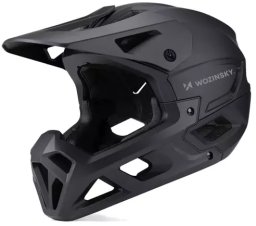 Kask rowerowy fullface Wozinsky z osłoną szczęki L - czarny