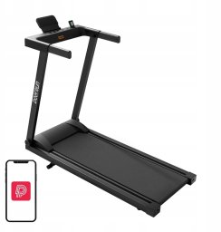 Składana bieżnia elektryczna DeerRun A1 Pro Move + (czarna)
