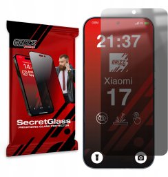 GrizzGlass Matowe szkło prywatyzujące GrizzGlass SecretGlass do Xiaomi 17